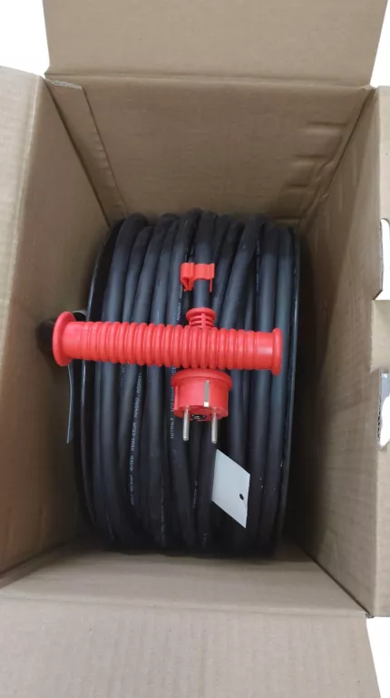 PRZEDŁUŻACZ BĘBNOWY OGRODOWY 50M CZARNY GUMA-NEOPREN 2,5MM2 EMOS P084503