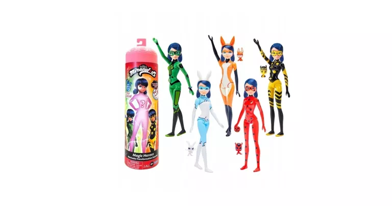 MIRACULOUS LALKA TUBA TRANSFORMACJA MARINETTE MAGIC HEROEZ/ NA PREZENT!