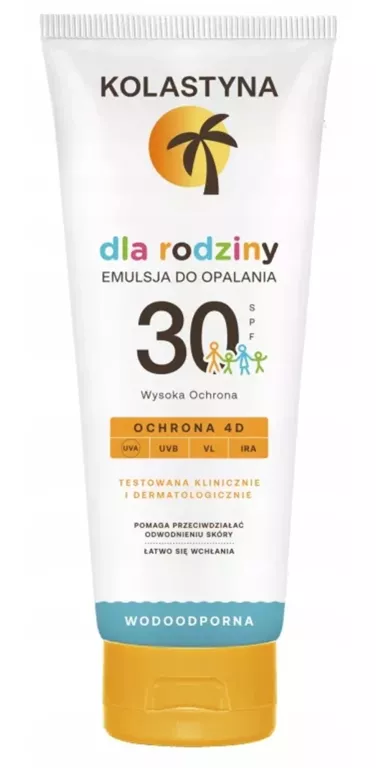 EMULSJA DO OPALANIA KOLASTYNA DLA RODZINY SPF 30 250 ML