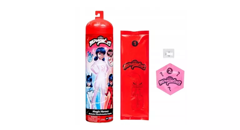MIRACULOUS LALKA TUBA TRANSFORMACJA MARINETTE MAGIC HEROEZ/ NA PREZENT!