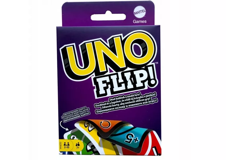 KARTY UNO FLIP! MATTEL GRA KARCIANA TOWARZYSKA IMPREZOWA RODZINNA