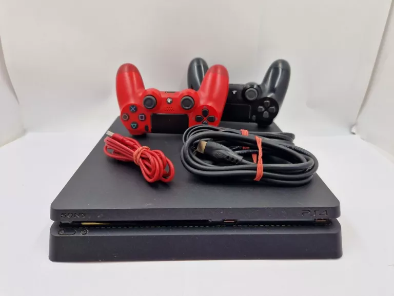 KONSOLA SONY PLAYSTATION PS4 SLIM 500GB 2 PADY OKABLOWANIE