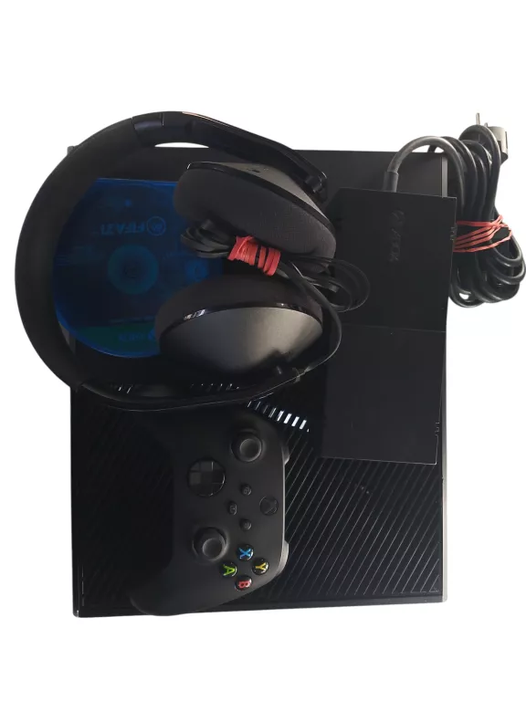 KONSOLA XBOX ONE 500GB + PAD + ZASILACZ + SŁUCHAWKI