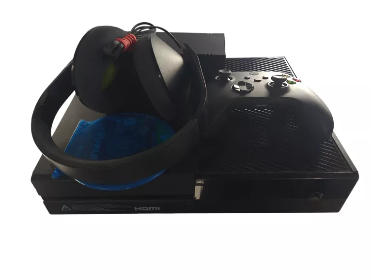 KONSOLA XBOX ONE 500GB + PAD + ZASILACZ + SŁUCHAWKI
