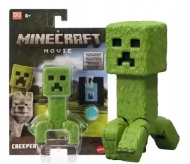 MINECRAFT MOVIE FIGURKA FILMOWA CREEPER + AKCESORIA