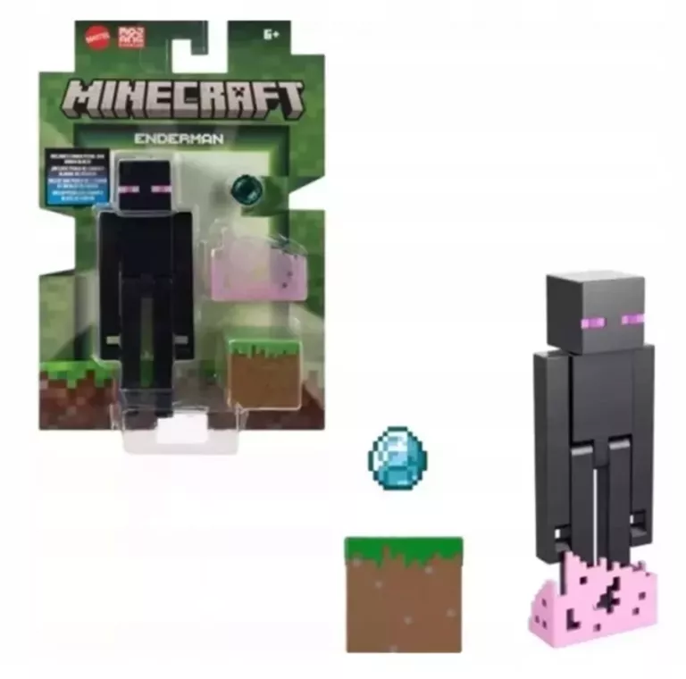 MINECRAFT GTP08 JCN37 FIGURKA ENDERMAN FABRYCZNIE ZAPAKOWANE