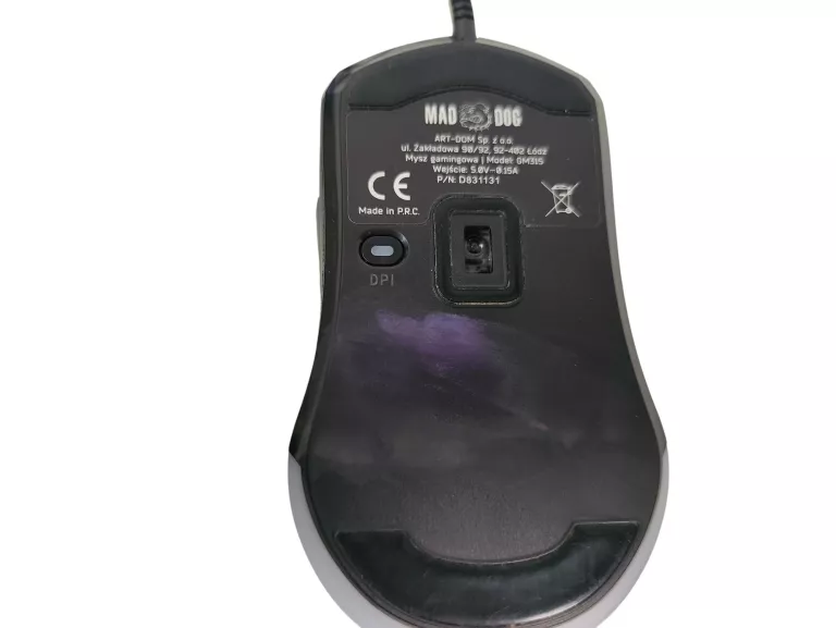 MYSZ MAD DOG GM315 CZARNY