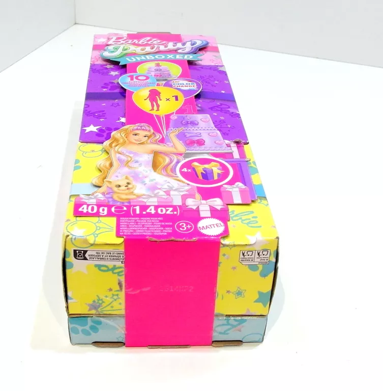 BARBIE PARTY UNBOXED IMPREZOWE NIESPODZIANKI BLOND