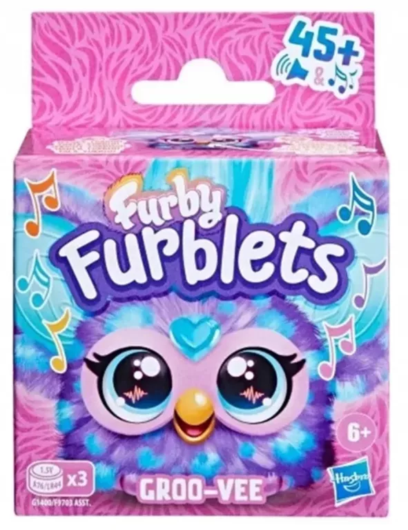INTERAKTYWNE ZWIERZĄTKO HASBRO FURBY FURBLETS GROO-VEE USZKO. KARTON