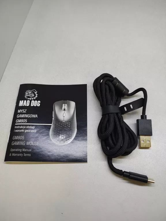 MYSZKA BEZPRZEWODOWA MAD DOG GM805 SENSOR OPTYCZNY