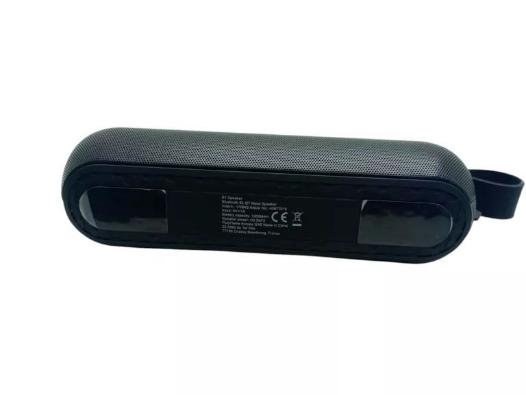 GŁOŚNIK PRZENOŚNY BT METAL SPEAKER