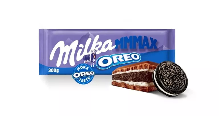CZEKOLADA MILKA DUŻA MLECZNA MMMAX OREO Z CIASTECZKAMI OREO 300 G