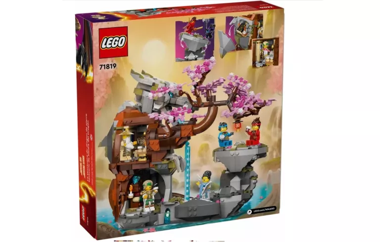 ZESTAW KLOCKÓW LEGO NINJAGO ŚWIĄTYNIA SMOCZEGO KAMIENIA 71819