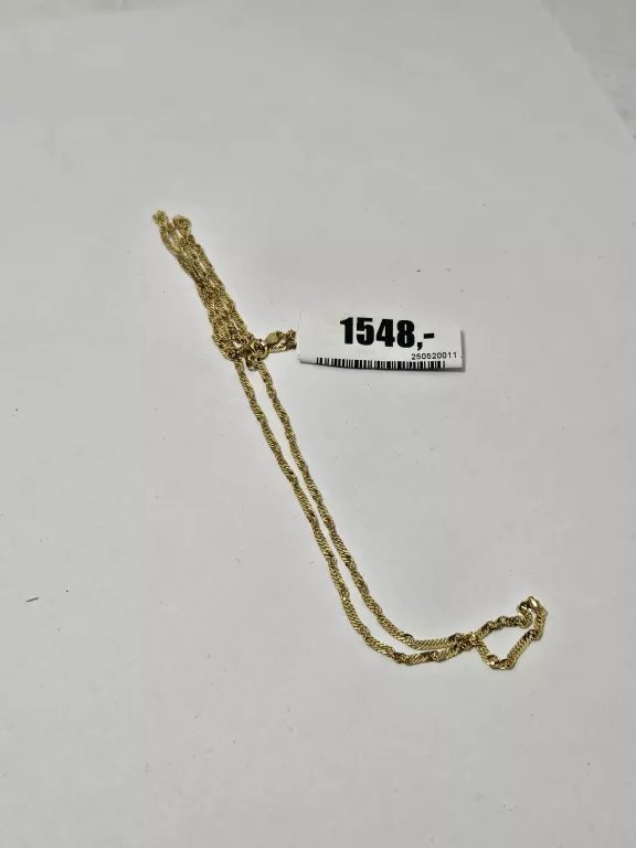 WYRÓB JUBILERSKI ŁAŃCUSZEK KRĘCONY W-3,97 P-585