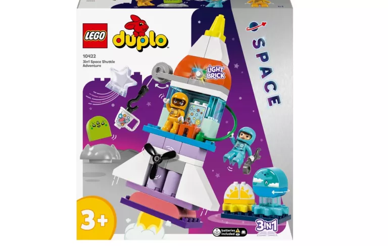 LEGO DUPLO 10422 PRZYGODA Z PROMEM KOSMICZNYM 3 W 1