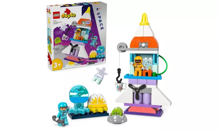 LEGO DUPLO 10422 PRZYGODA Z PROMEM KOSMICZNYM 3 W 1