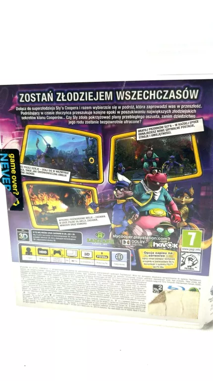 SLY COOPER ZŁODZIEJE W CZASIE PS3