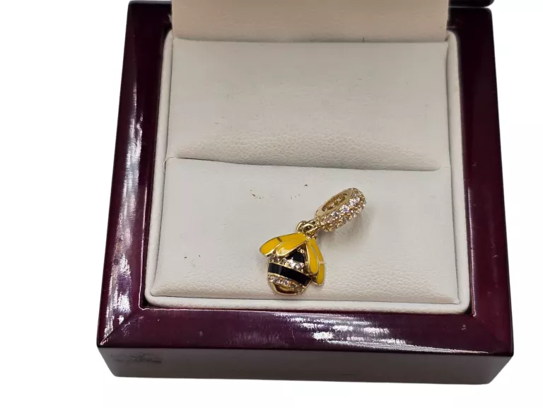 ZŁOTY KORALIK BEADS DO BRANSOLETEK MODUŁOWYCH PSZCZOŁA 585 1,69G K27