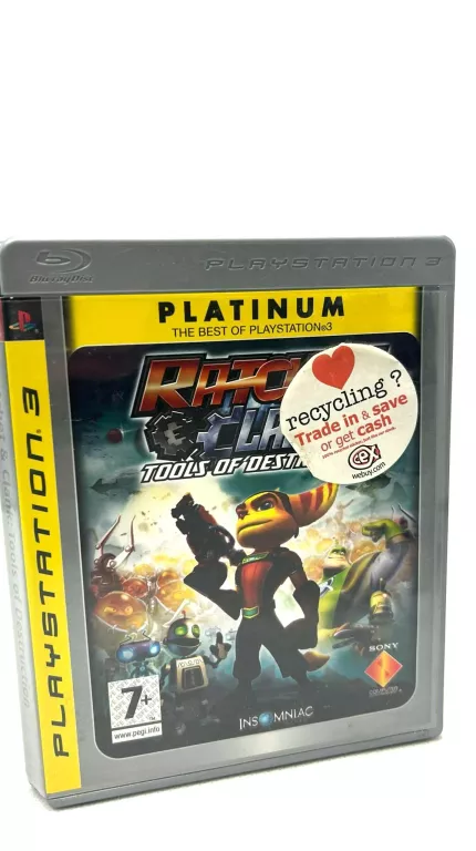 PS3 RATCHET CLANK TOOLS OF DESTRUCTION