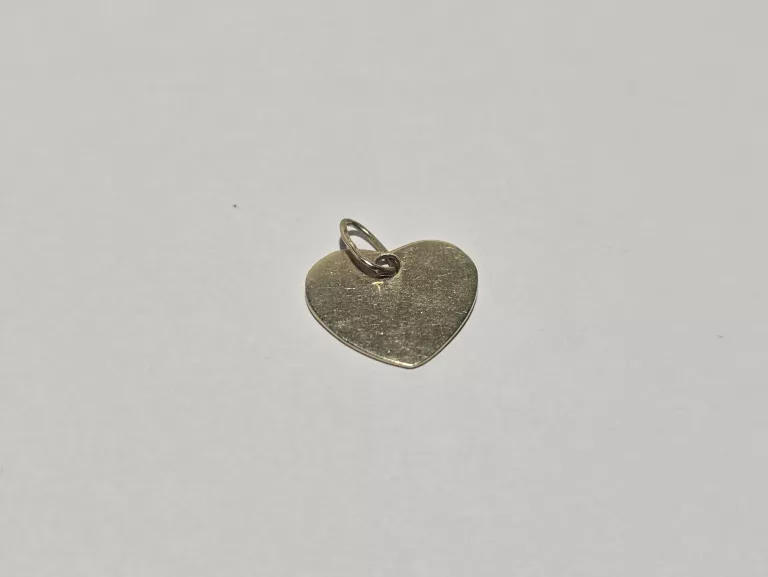 ŚLICZNA 14K ZŁOTA ZAWIESZKA GŁADKIE SERDUSZKO 1,53G