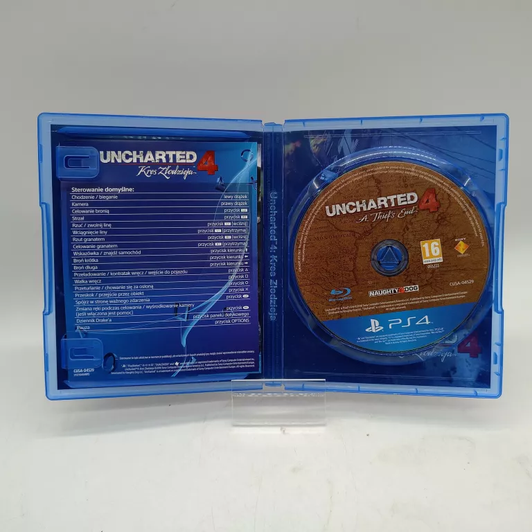 GRA PS4 UNCHARTED 4 KRES ZŁODZIEJA
