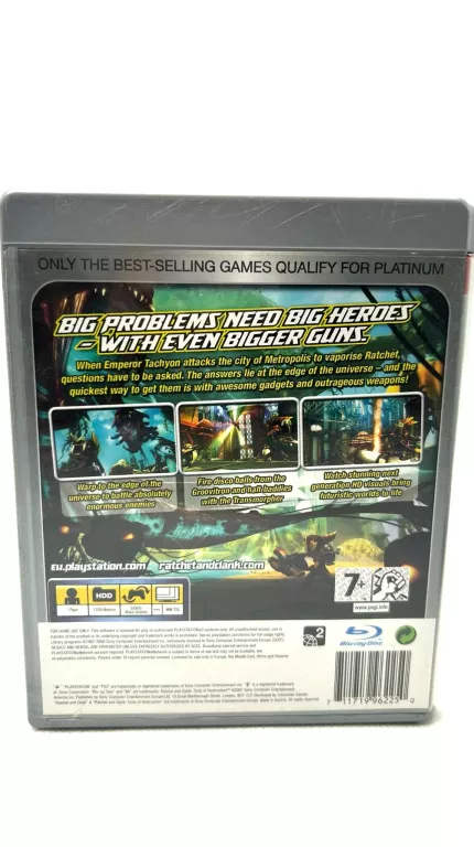 PS3 RATCHET CLANK TOOLS OF DESTRUCTION