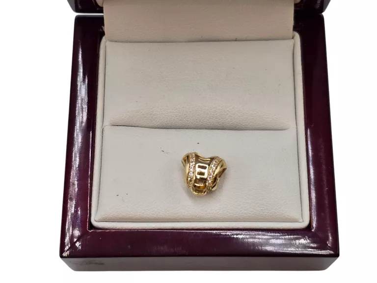 ZŁOTY KORALIK BEADS DO BRANSOLETEK MODUŁOWYCH 1,19G 585 K32