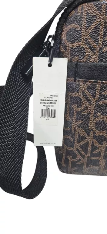 SASZETKA CK MONO MINI REPORTE K50K504285 BRĄZOWA