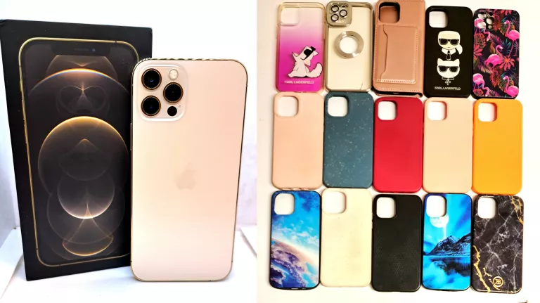 SMARTFON APPLE IPHONE 12 PRO 6 GB / 128 GB 5G ZŁOTY 83 % + 15 ETUI