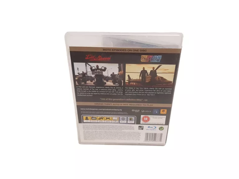 PS3 GTA GRAND THEFT AUTO EPISODES FROM LIBERTY CITY GTA