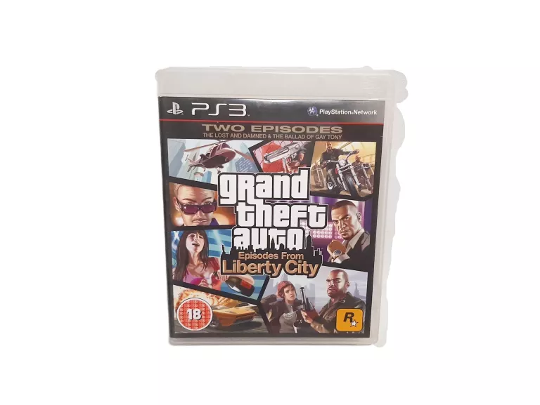PS3 GTA GRAND THEFT AUTO EPISODES FROM LIBERTY CITY GTA