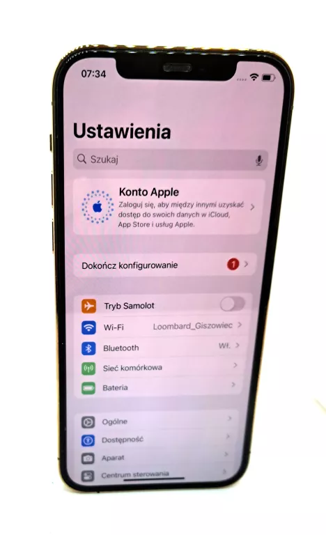 SMARTFON APPLE IPHONE 12 PRO 6 GB / 128 GB 5G ZŁOTY 83 % + 15 ETUI