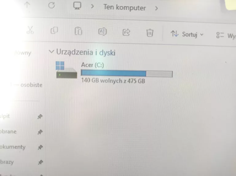 KOMPUTER ACER NITRO N50-640! GTX 1660 SUPER I5 12TH GEN,16GB/473GB SSD
