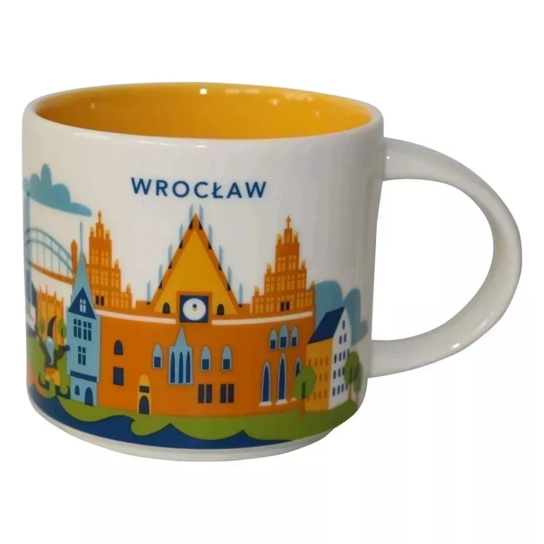 ORYGINALNY KUBEK STARBUCKS YOU ARE HERE CERAMIKA WROCŁAW 414 ML