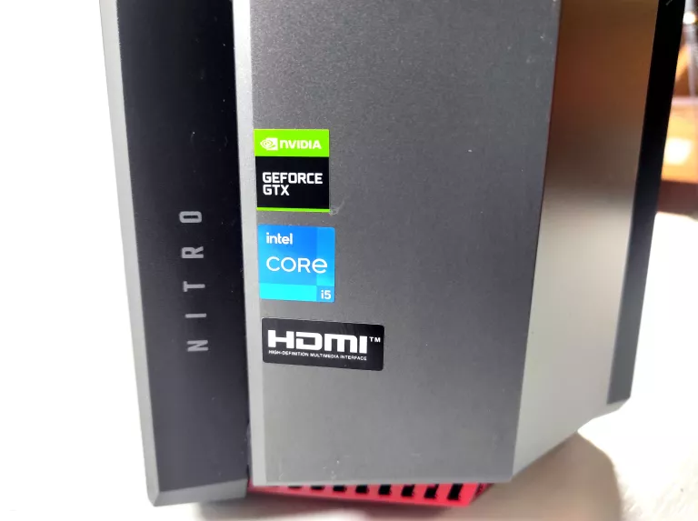 KOMPUTER ACER NITRO N50-640! GTX 1660 SUPER I5 12TH GEN,16GB/473GB SSD