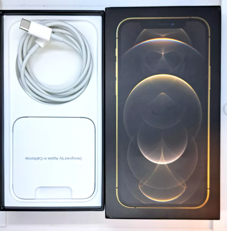 SMARTFON APPLE IPHONE 12 PRO 6 GB / 128 GB 5G ZŁOTY 83 % + 15 ETUI