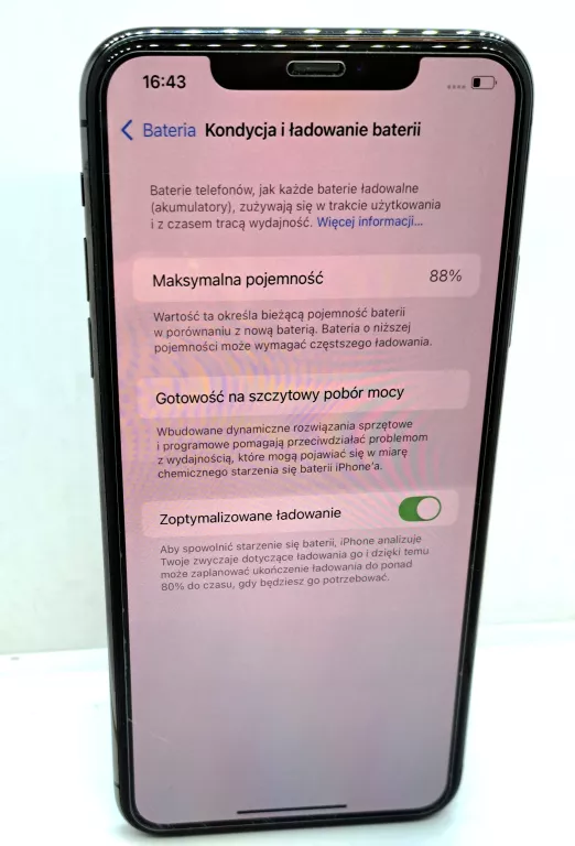 SMARTFON APPLE IPHONE 11 PRO MAX 4 GB / 512 GB 4G (LTE) SZARY STAN PETARD