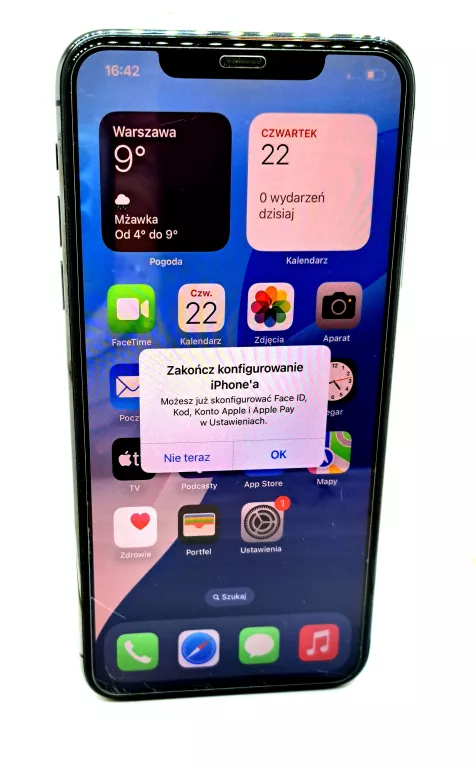SMARTFON APPLE IPHONE 11 PRO MAX 4 GB / 512 GB 4G (LTE) SZARY STAN PETARD