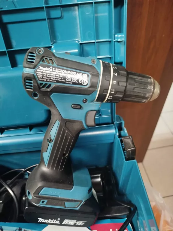 WKRĘTARKA MAKITA DHP485RAJ WALIZKA 2 AUKU ŁADOWARKA