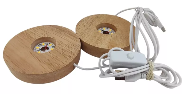 LAMPKA NOCNA LED , WTYCZKA USB, ZESTAW 2SZT. ART-STYLE