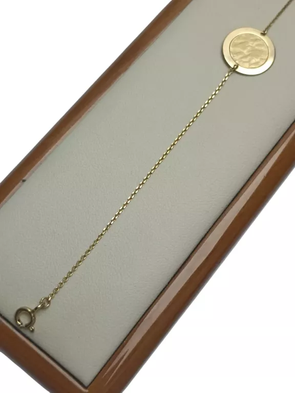ŚLICZNA SREBRNA BRANSOLETKA ANKIER (1,47G, 20CM)