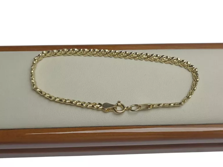 PIĘKNA SREBRNA BRANSOLETKA (3,65G, 19CM)