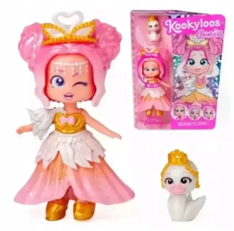 LALKA KOOKYLOOS PRINCESS SERIES SWAN FANTAS