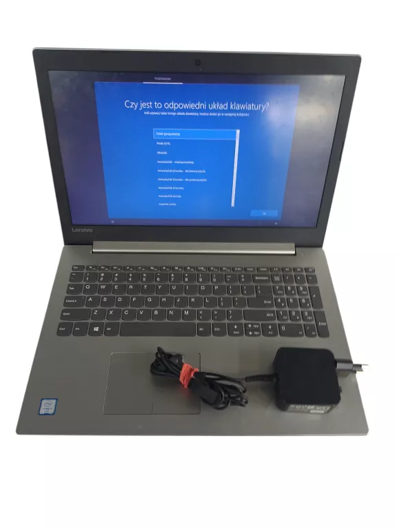 LAPTOP LENOVO IDEAPAD 320 + ŁADOWARKA, I3- 6 GEN, 12GB RAM, 512GB HDD