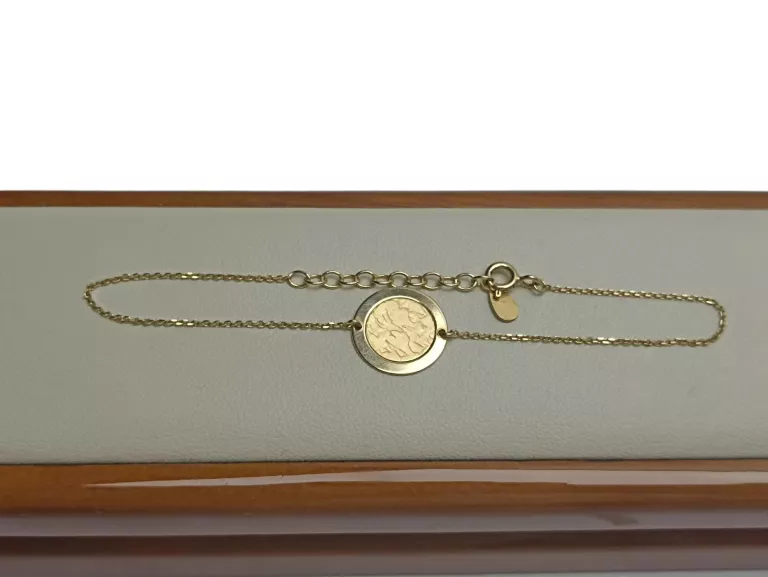 ŚLICZNA SREBRNA BRANSOLETKA ANKIER (1,47G, 20CM)