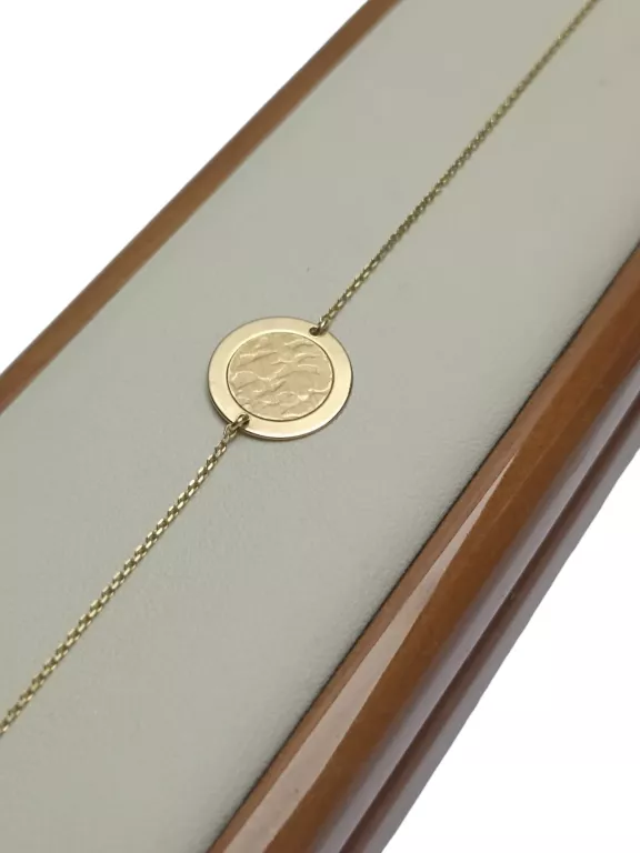 ŚLICZNA SREBRNA BRANSOLETKA ANKIER (1,47G, 20CM)