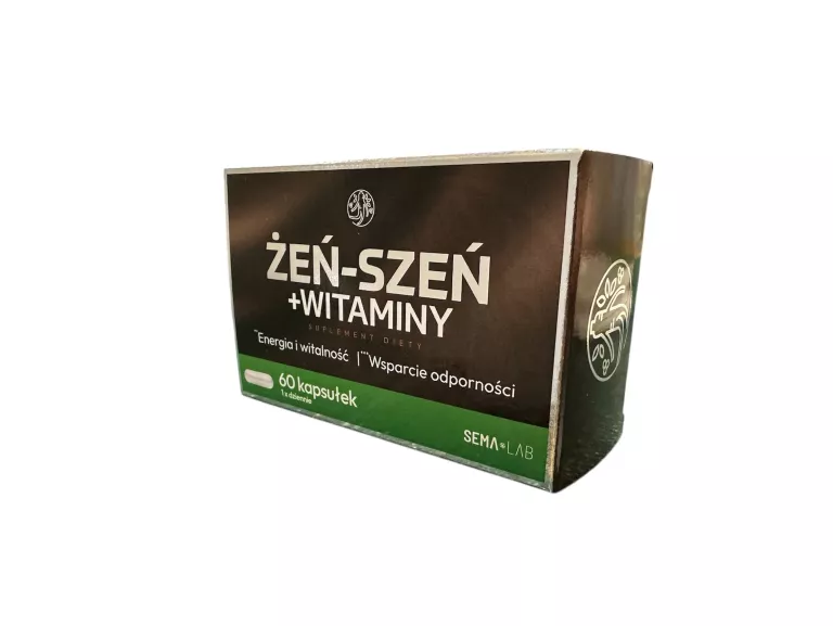 SUPLEMENT DIETY SEMA LAB ŻEŃ SZEŃ + WITAMINY 60 KAPS. 08/2026R.