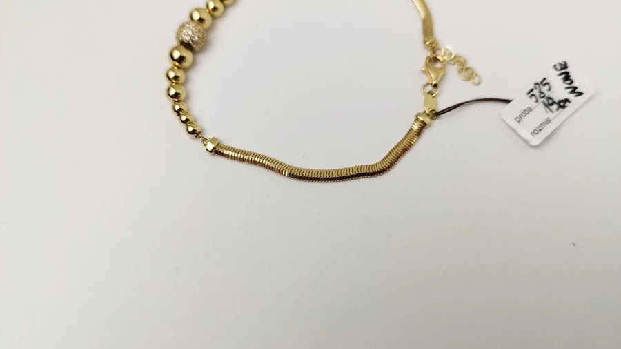 zjawiskowa-zlota-bransoletka-585-kuleczki-392g-stan-11323-2