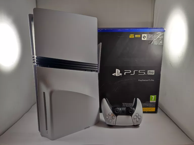 KONSOLA PS5 PRO 2TB Z NAPĘDEM, PAD, GRY, KOMPLET