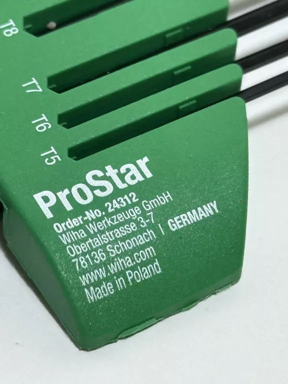 WIHA ZESTAW KLUCZY TRZPIENIOWYCH W UCHWYCIE PROSTAR TORX 13 SZT 24312